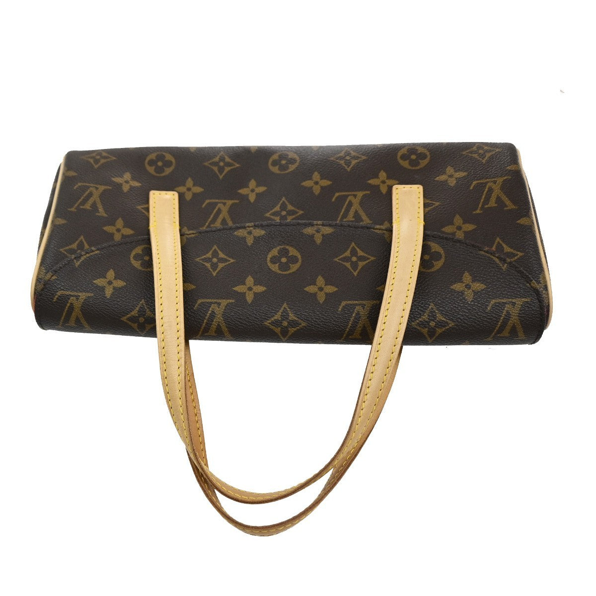 Louis Vuitton Sonatine Handbag Monogram Canvas, BROWN, CANVAS, Handbag