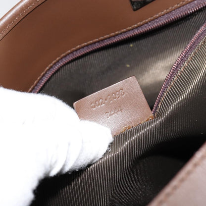 Gucci Vintage Bucket Shopping Tote GG Canvas, BEIGE, CANVAS, Tote bag