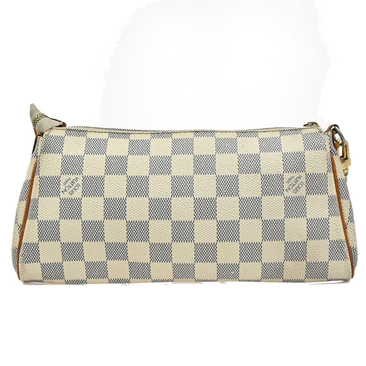 Louis Vuitton Eva Handbag Damier, WHITE, LEATHER, Handbag