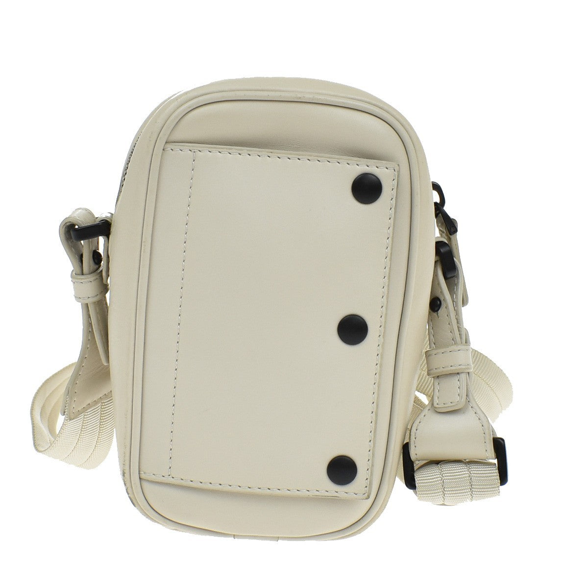 Bottega Veneta Leggero Waist Bag Perforated Leather, WHITE, LEATHER, Travel bag