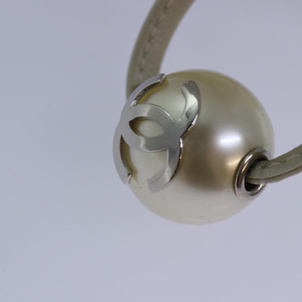 Chanel Vintage 2-Pouch Camera Bag Quilted Lambskin, WHITE, CANVAS, Crossbody bag