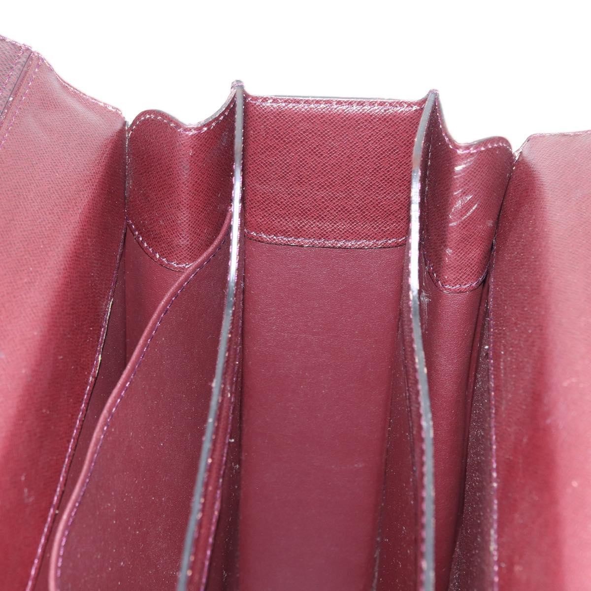 Louis Vuitton Pilot Briefcase Taiga Leather, BROWN, LEATHER, Briefcase