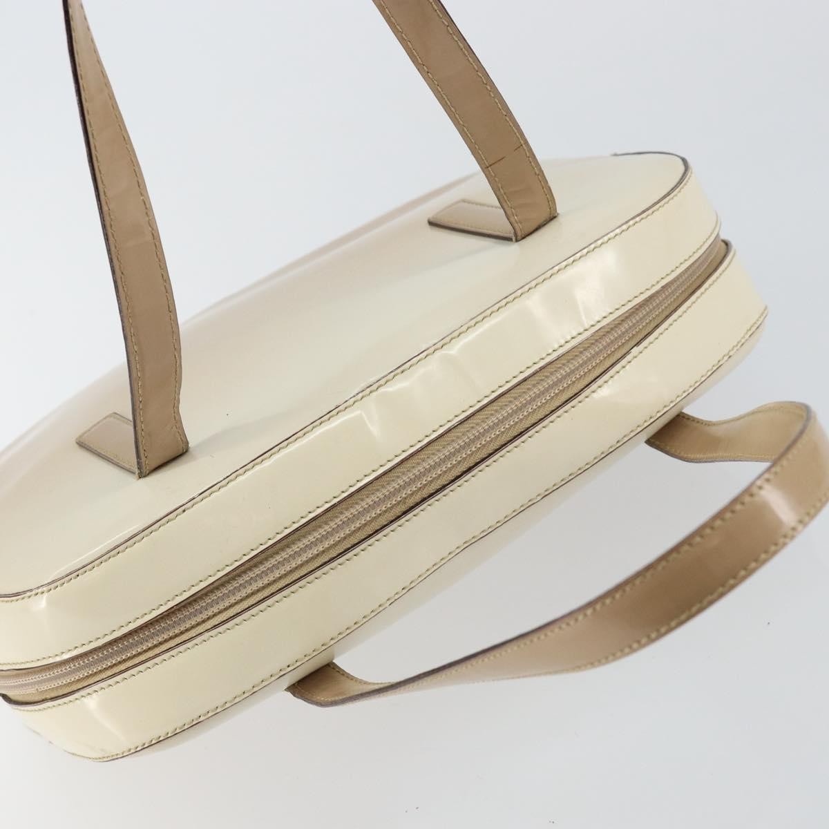 Prada Re-edition 1995 handbag Patent leather, BEIGE, PATENT_LEATHER, Handbag
