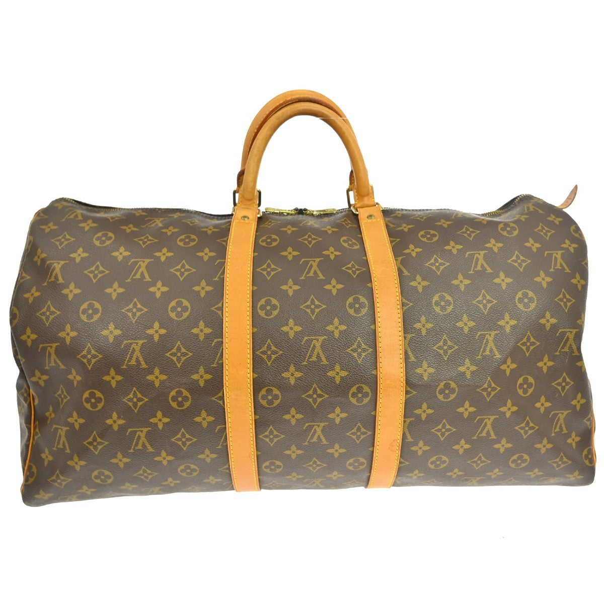 Louis Vuitton Keepall Bag Monogram Canvas, Brown, Canvas, Travel Bag