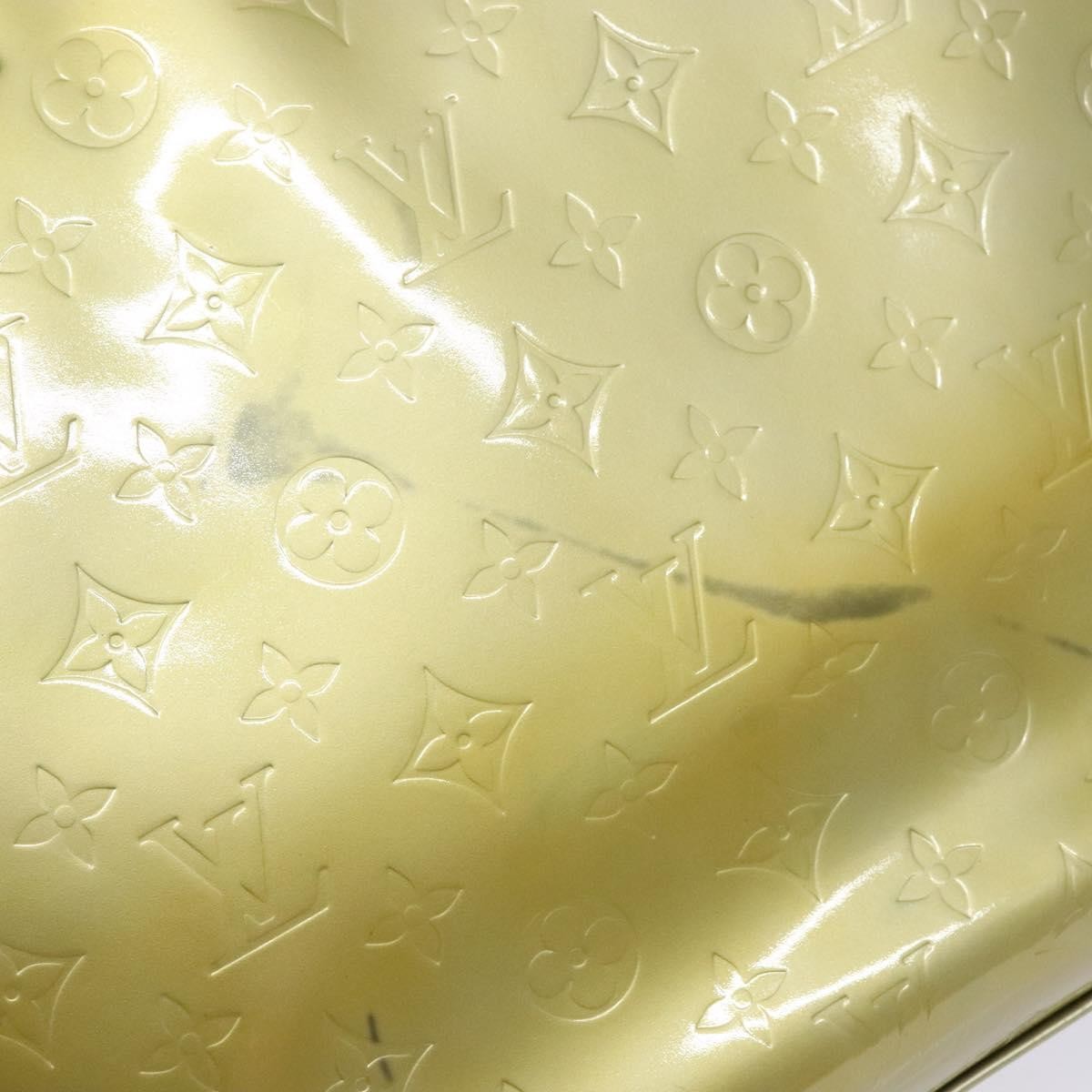 Louis Vuitton Columbus Handbag Monogram Vernis, BEIGE, PATENT_LEATHER, Tote bag