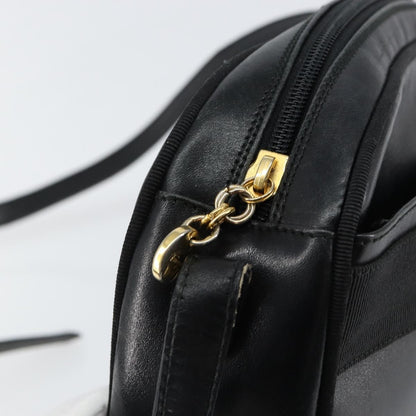 Salvatore Ferragamo Vala Shoulder Bag Leather, BLACK, LEATHER, Shoulder bag