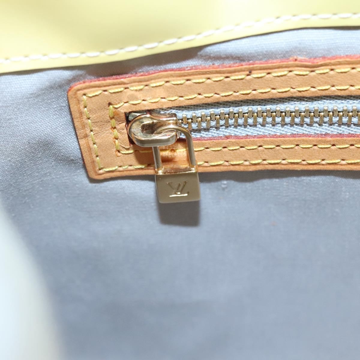 Louis Vuitton Reade Handbag Monogram Vernis, ECRU, PATENT_LEATHER, Handbag