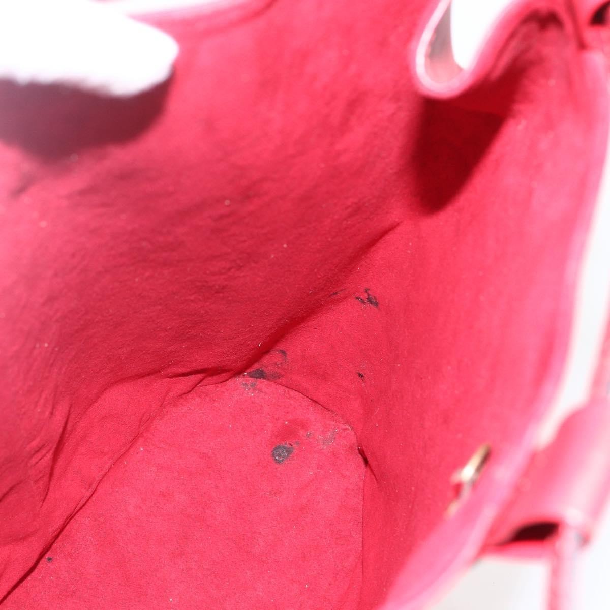 Louis Vuitton Randonnee Backpack Epi Leather, RED, LEATHER, Shoulder bag