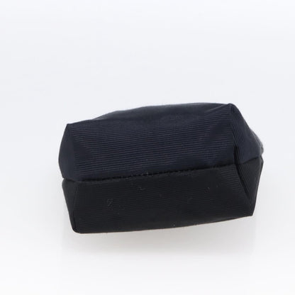 Celine Circle Logo Pouch Nylon, NAVY, NYLON, Clutche & pouche