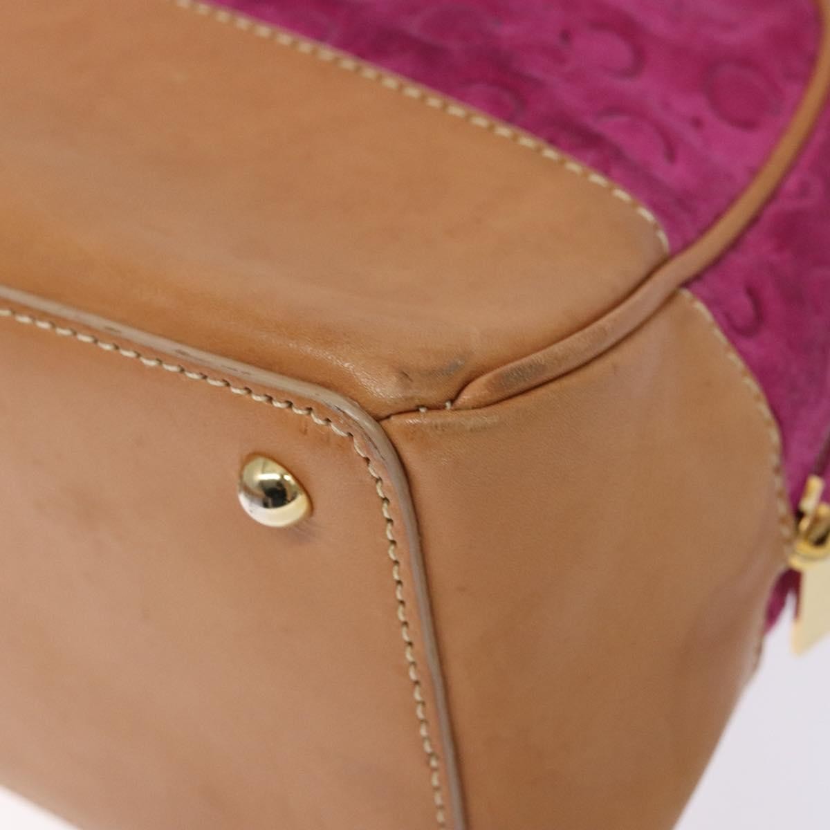 Celine Vintage Macadam Handbag C Macadam Suede, PURPLE, SUEDE, Handbag