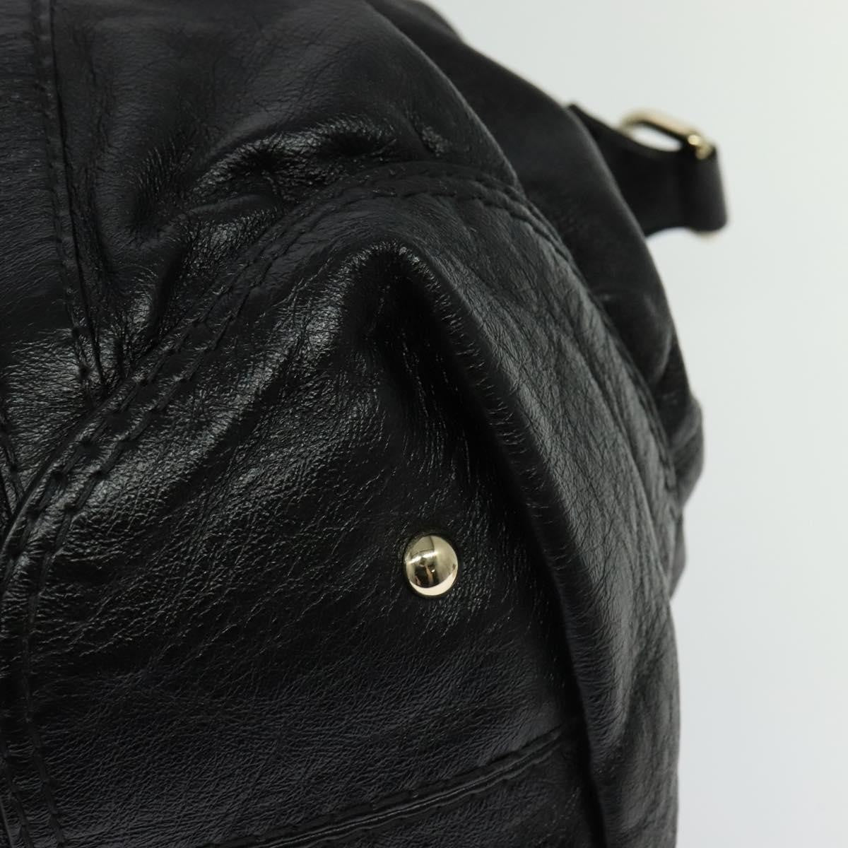 Gucci Nail Boston Bag Leather, BLACK, LEATHER, Travel bag