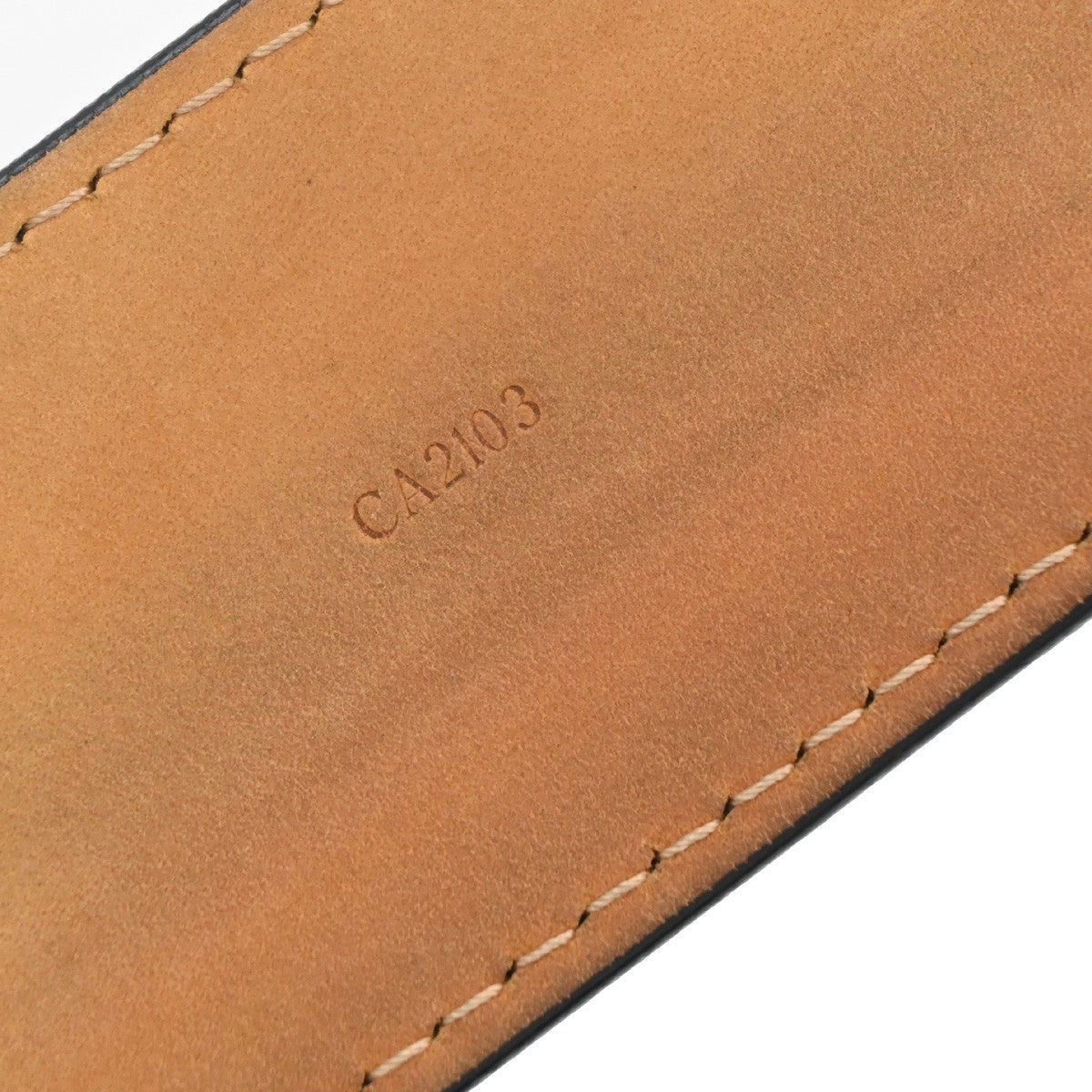 Louis Vuitton Travelling Requisites Belt Leather, BLACK, LEATHER, Belts