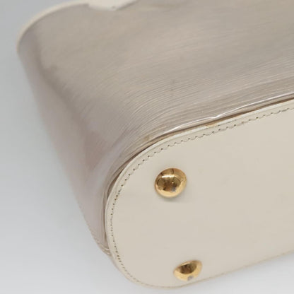 Louis Vuitton Plage Lagoon Bay Handbag Vinyl Epi Leather, WHITE, LEATHER, Handbag