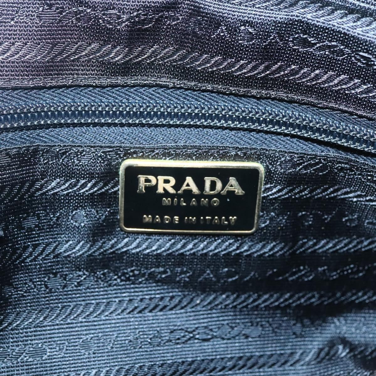 Prada Chain Shoulder Bag Quilted Tessuto, ORANGE, NYLON, Shoulder bag