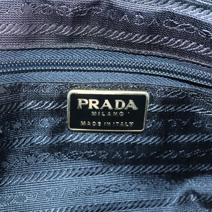 Prada Chain Shoulder Bag Quilted Tessuto, ORANGE, NYLON, Shoulder bag