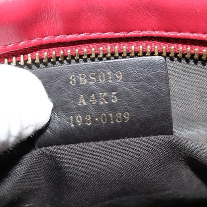 Fendi Camera Bag Zucca Embossed Leather, RED, LEATHER, Shoulder bag