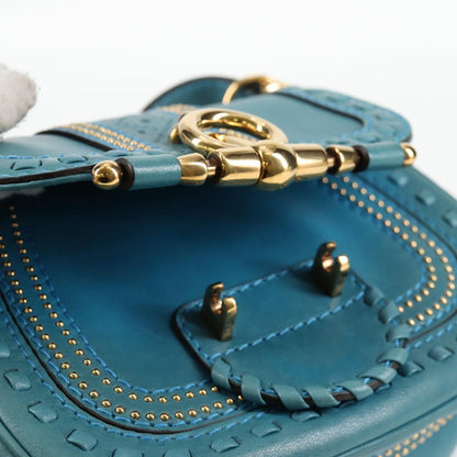 Gucci Snaffle Bit Crossbody Bag Leather, BLUE, LEATHER, Crossbody bag