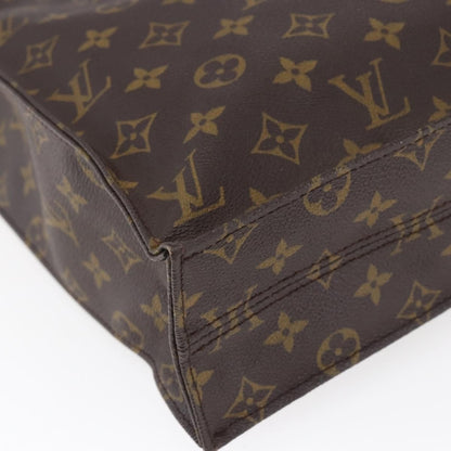 Louis Vuitton Sac Plat Bag Monogram Canvas, BROWN, CANVAS, Handbag