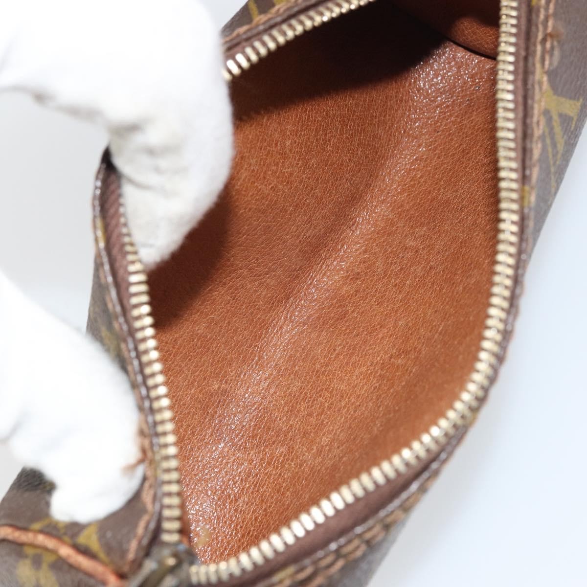 Louis Vuitton Papillon Pochette Monogram Canvas, BROWN, CANVAS, Clutche & pouche