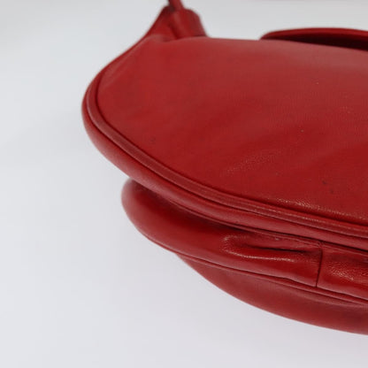 Gucci Waist Bag Leather, RED, LEATHER, Shoulder bag