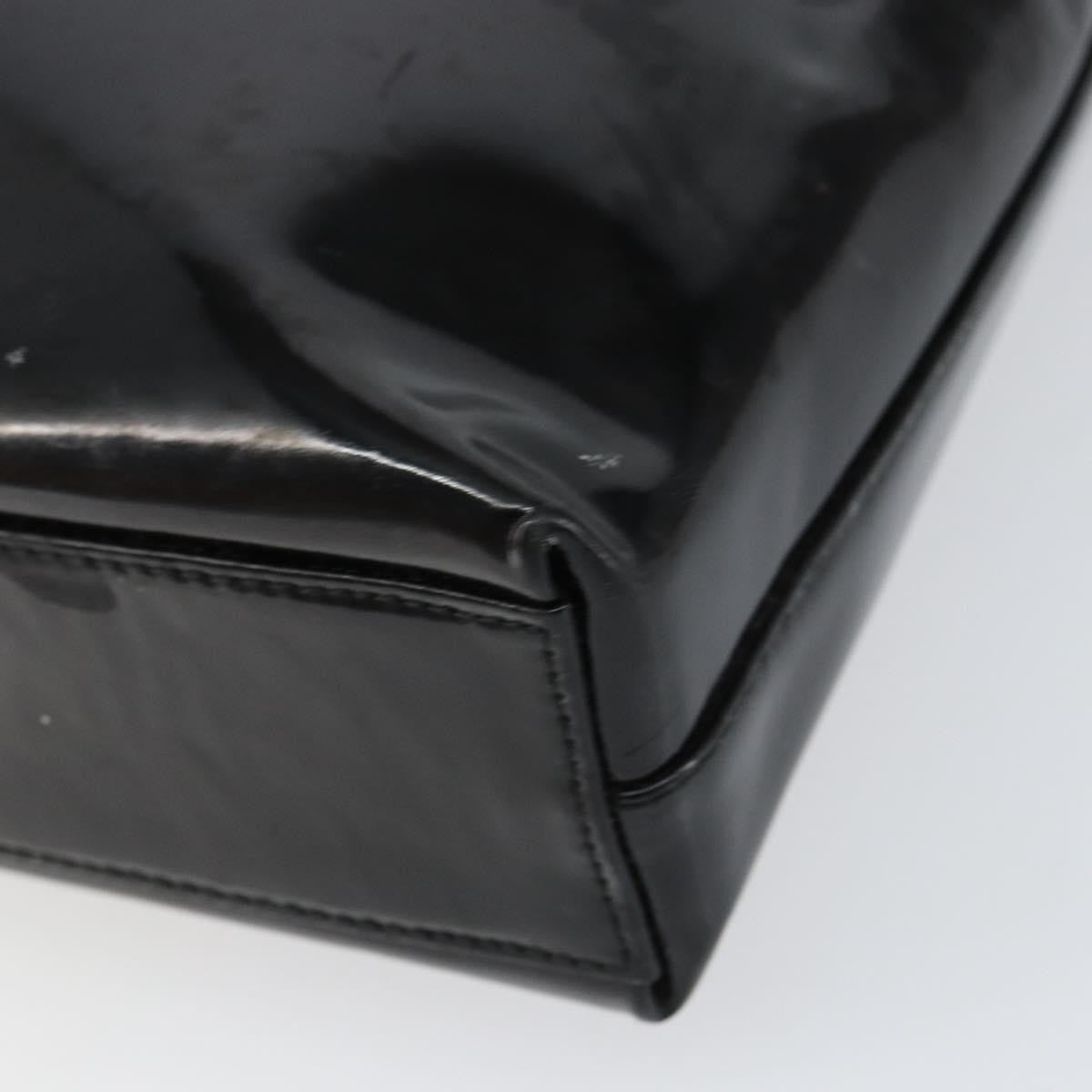 Salvatore Ferragamo Vala Shoulder Bag Patent Leather, BLACK, PATENT_LEATHER, Shoulder bag