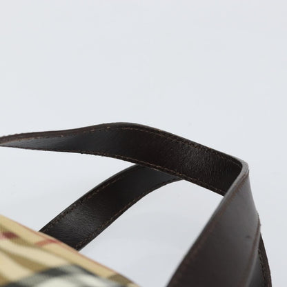 Burberry Nova Handbag Canvas, BEIGE, PVC, Handbag