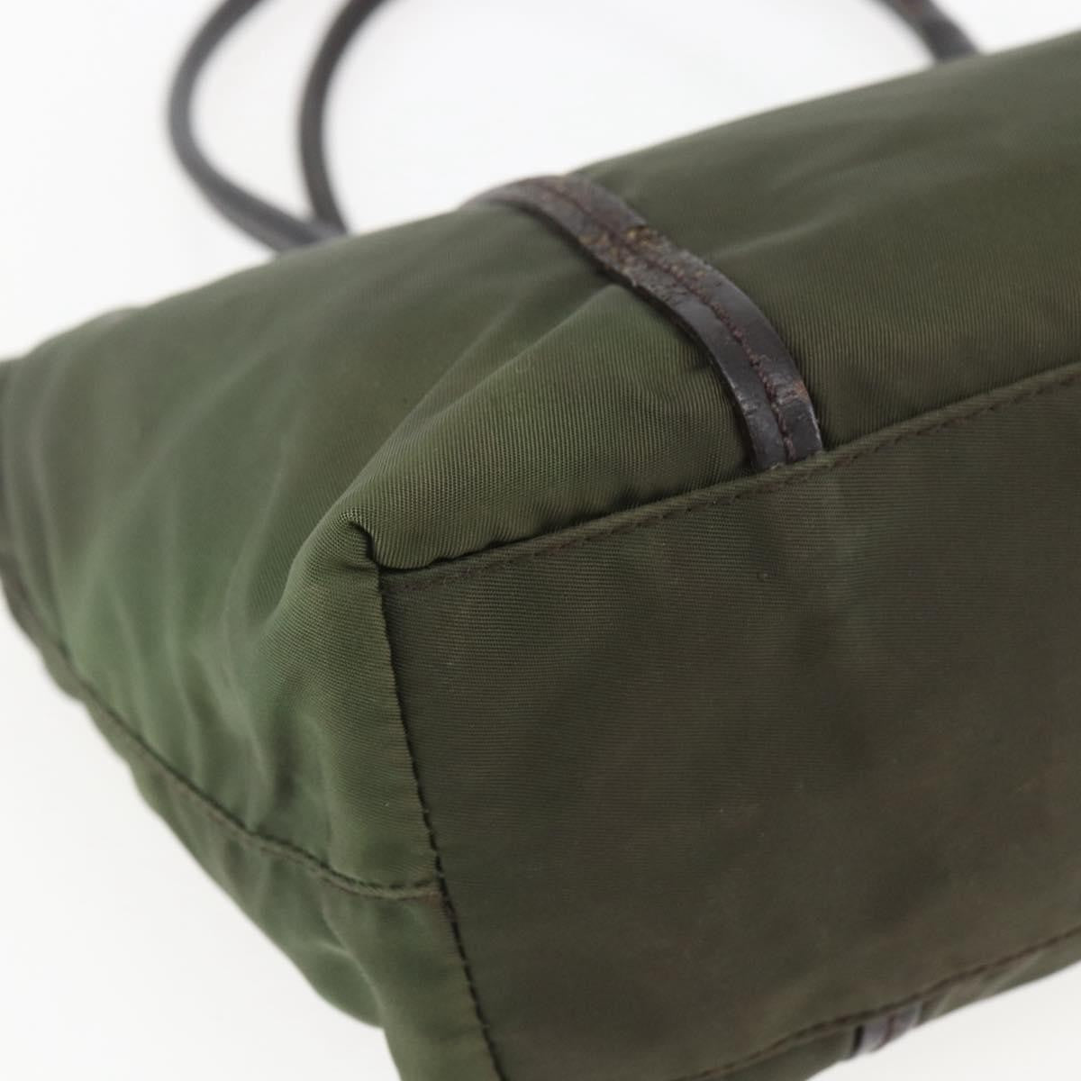 Prada Vintage Tote Tessuto, KHAKI, NYLON, Tote bag