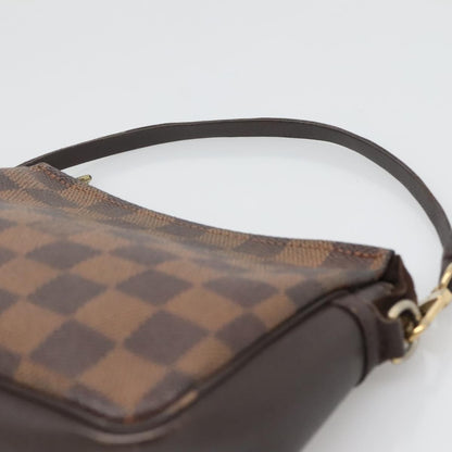 Louis Vuitton Trousse Make Up Bag Damier, BROWN, CANVAS, Clutche & pouche