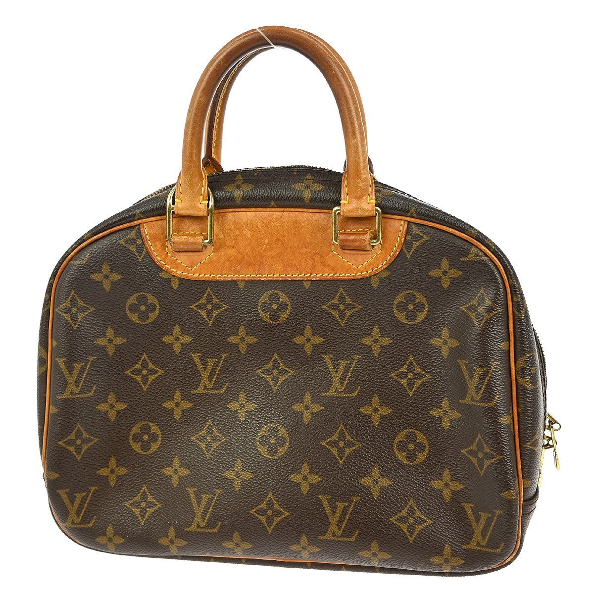 Louis Vuitton Trouville Handbag Monogram Canvas, BROWN, CANVAS, Handbag