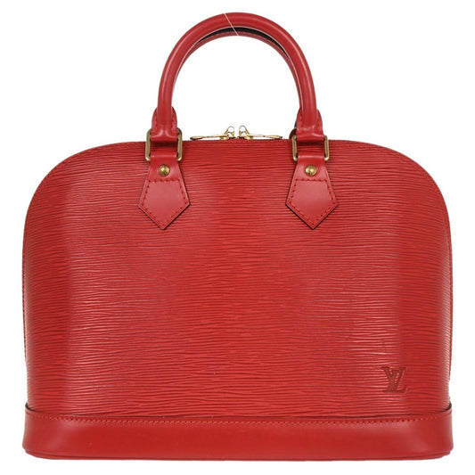 Louis Vuitton Alma Handbag Epi Leather, RED, LEATHER, Handbag