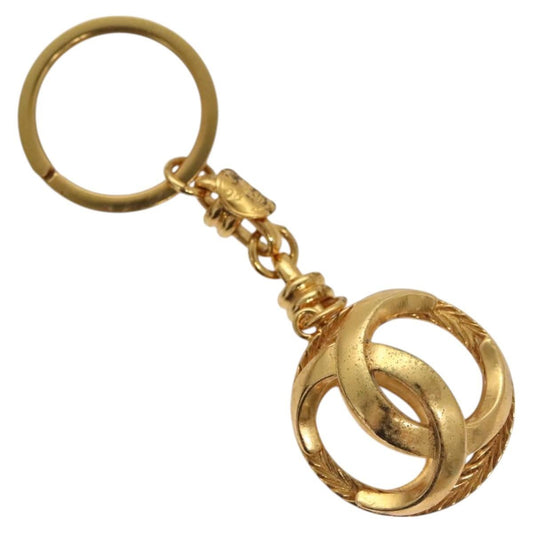 Chanel Vintage CC Keychain Metal, GOLD, METAL, Charms and Keychains