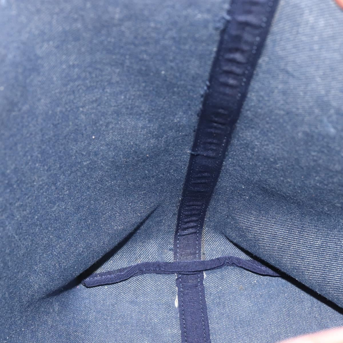 Celine Vintage Macadam Tote bag Canvas, BLUE, CANVAS, Tote bag