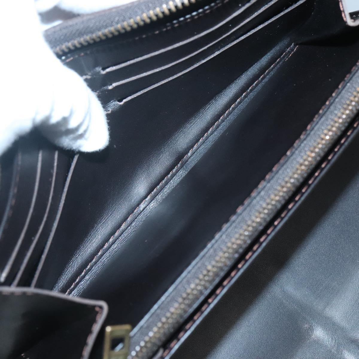 Louis Vuitton Utah Zippy Organizer Leather, BROWN, LEATHER, Wallets