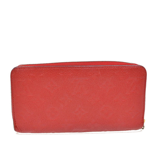 Louis Vuitton Portefeuille zippy Monogramme Empreinte Monogramme Empreinte, RED, LEATHER, Wallets