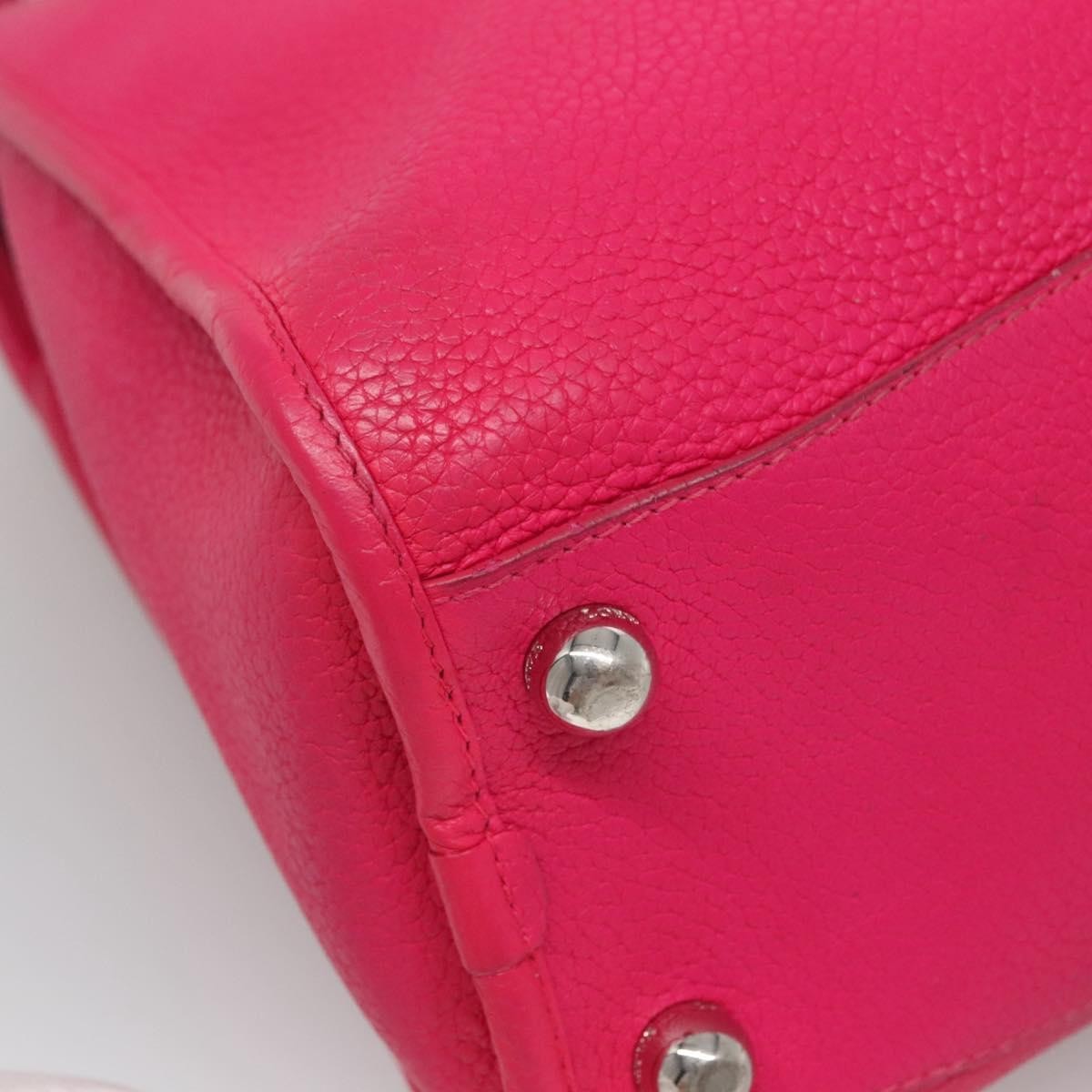 Loewe Alamo Handbag Leather, PINK, LEATHER, Handbag