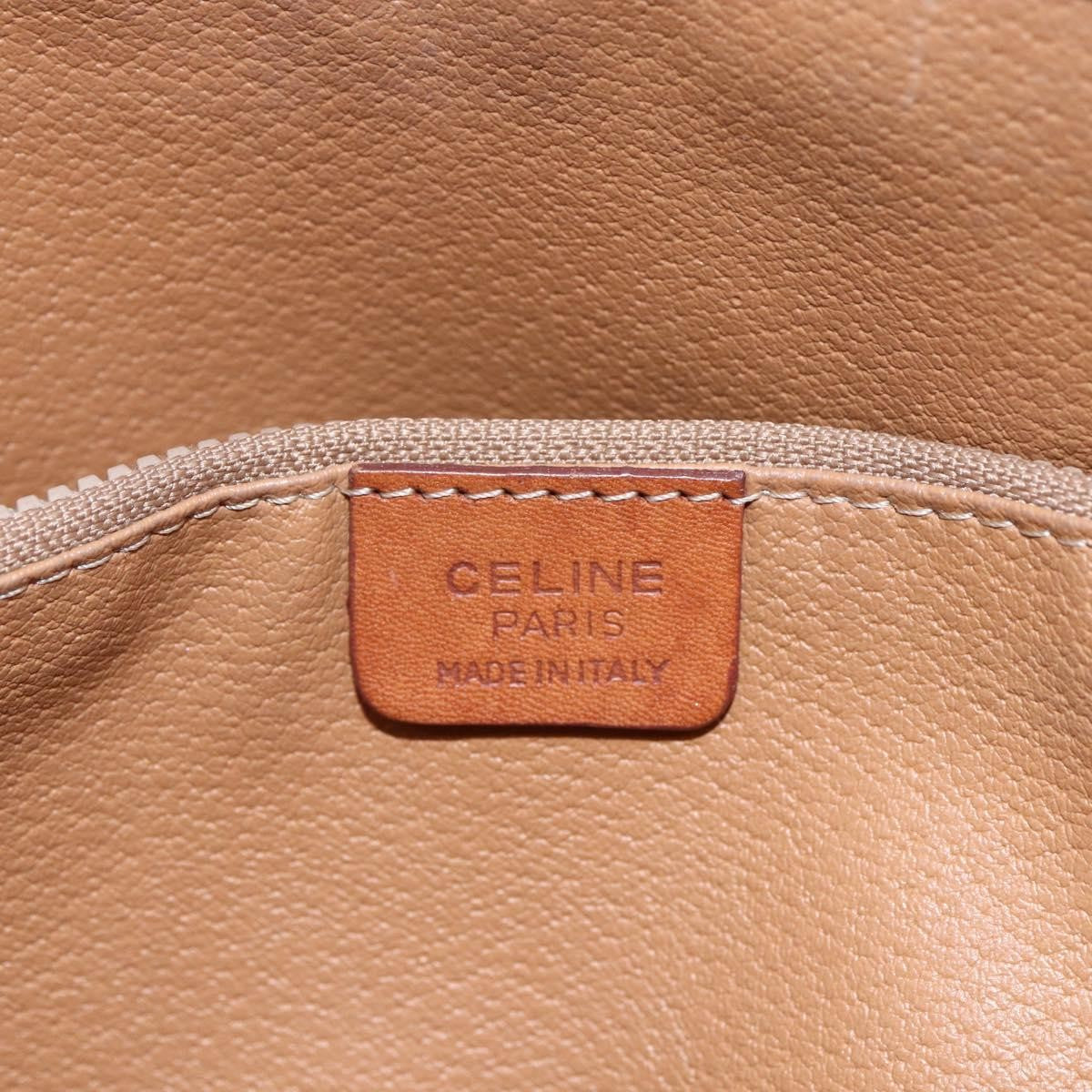 Celine Vintage Macadam Tote bag Canvas, BEIGE, PVC, Tote bag