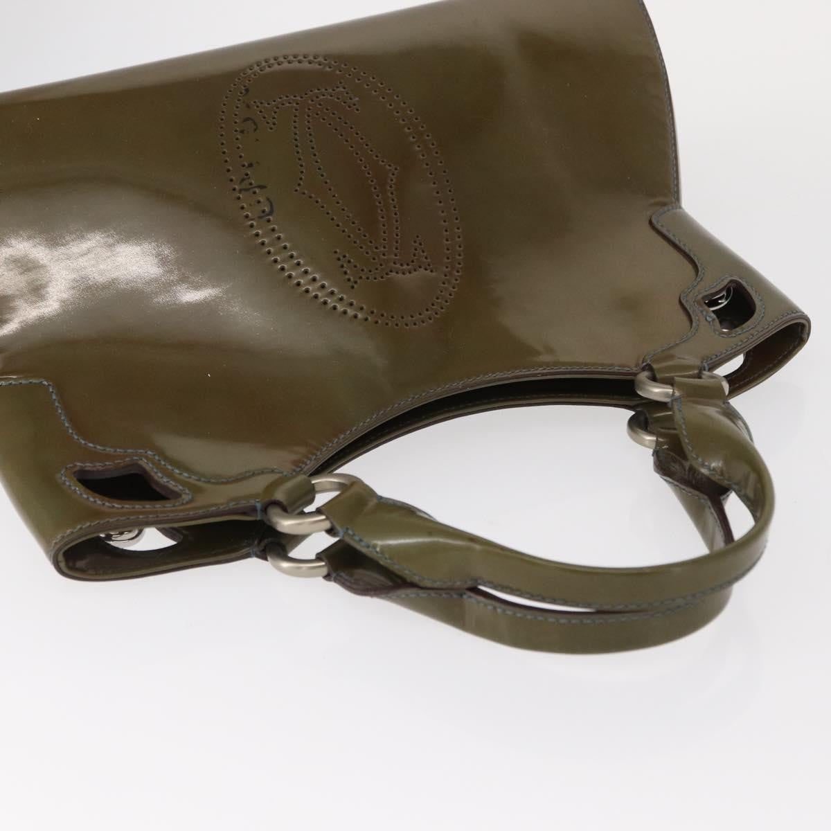 cartier Marcello Handbag Patent leather, KHAKI, PATENT_LEATHER, Handbag