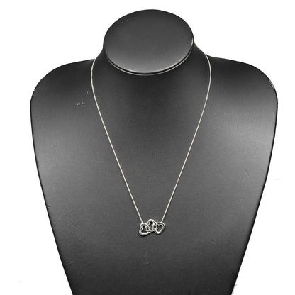 Tiffany & Co. Triple Heart Pendant Necklace Sterling Silver, SILVER, SILVER, Necklace