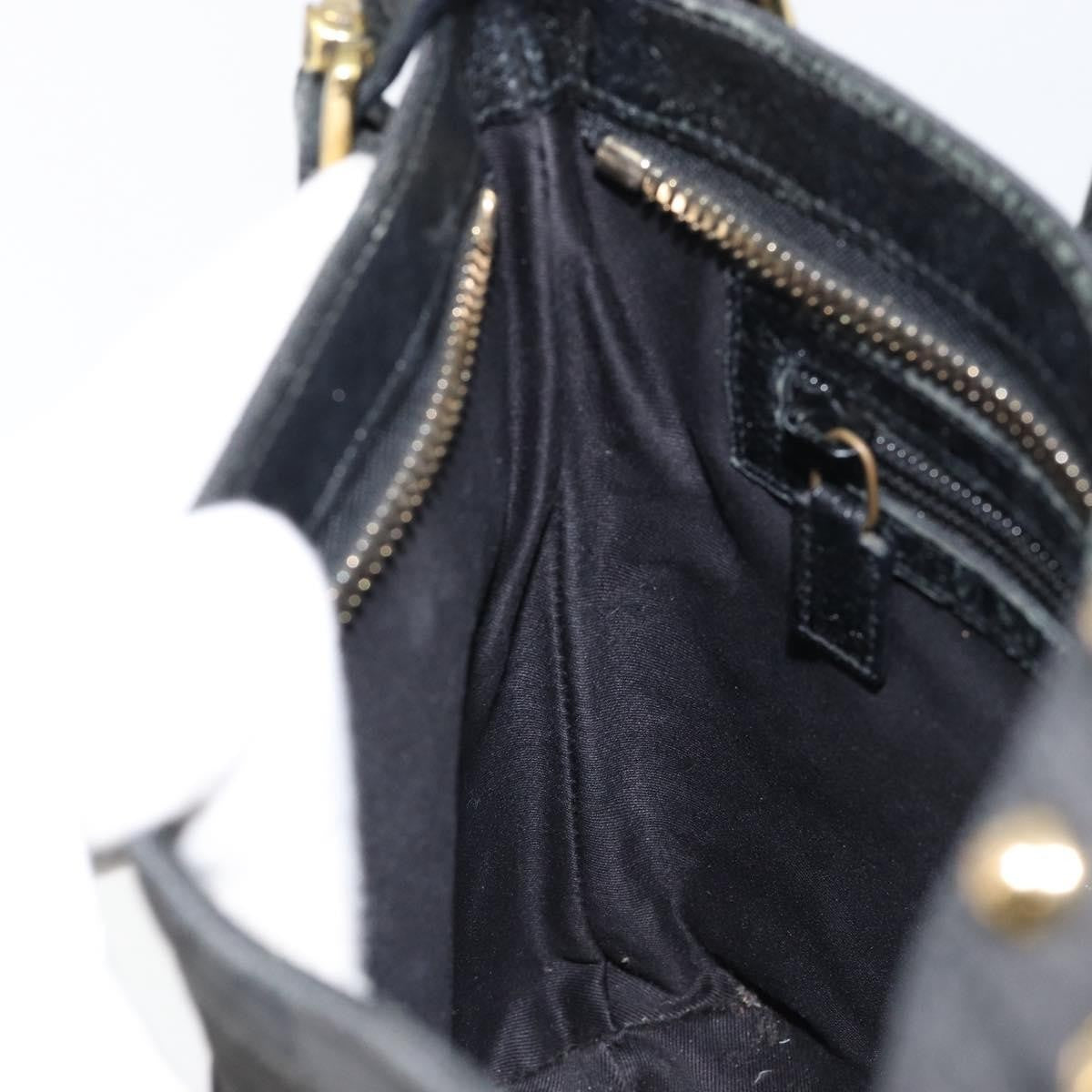 Gucci Vintage Shoulder Bag Monogram Canvas, BLACK, CANVAS, Shoulder bag