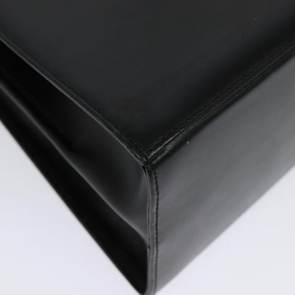 Salvatore Ferragamo Gancini Tote Leather, BLACK, LEATHER, Tote bag