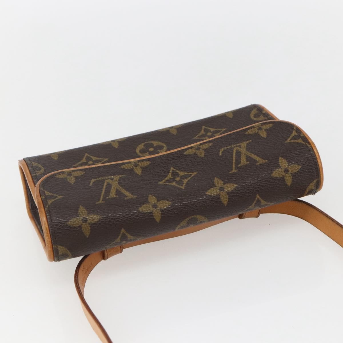 Louis Vuitton Florentine Waist Bag Monogram Canvas, BROWN, CANVAS, Clutche & pouche