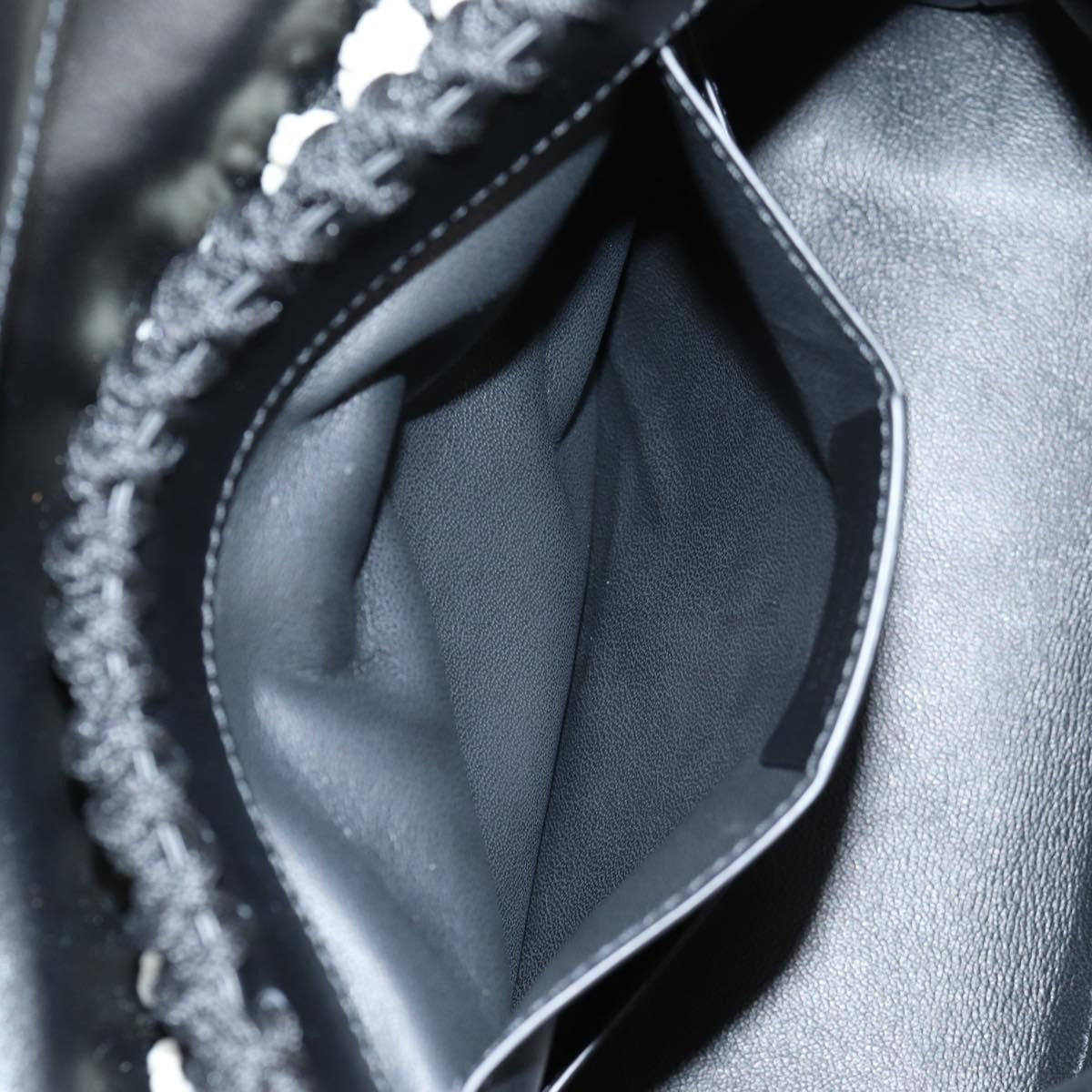 Salvatore Ferragamo Margot Satchel Braided Fabric, WHITE, POLYESTER, Handbag