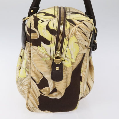 Salvatore Ferragamo Gancini Shoulder Bag Canvas, BEIGE, CANVAS, Shoulder bag