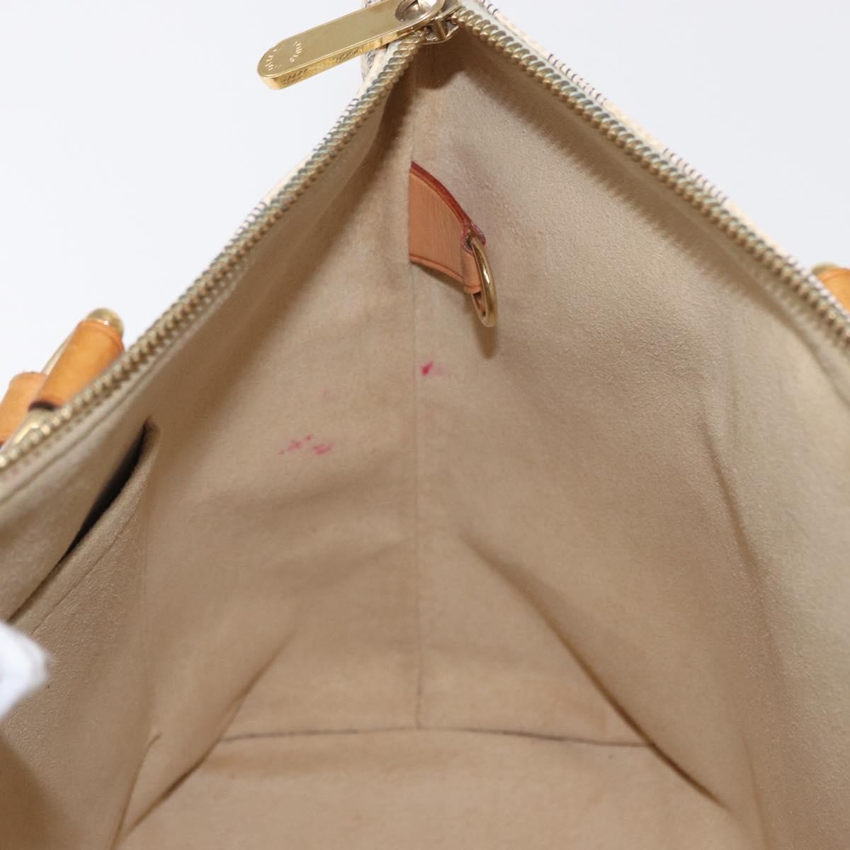 Louis Vuitton Saleya Handbag Damier, WHITE, CANVAS, Tote bag