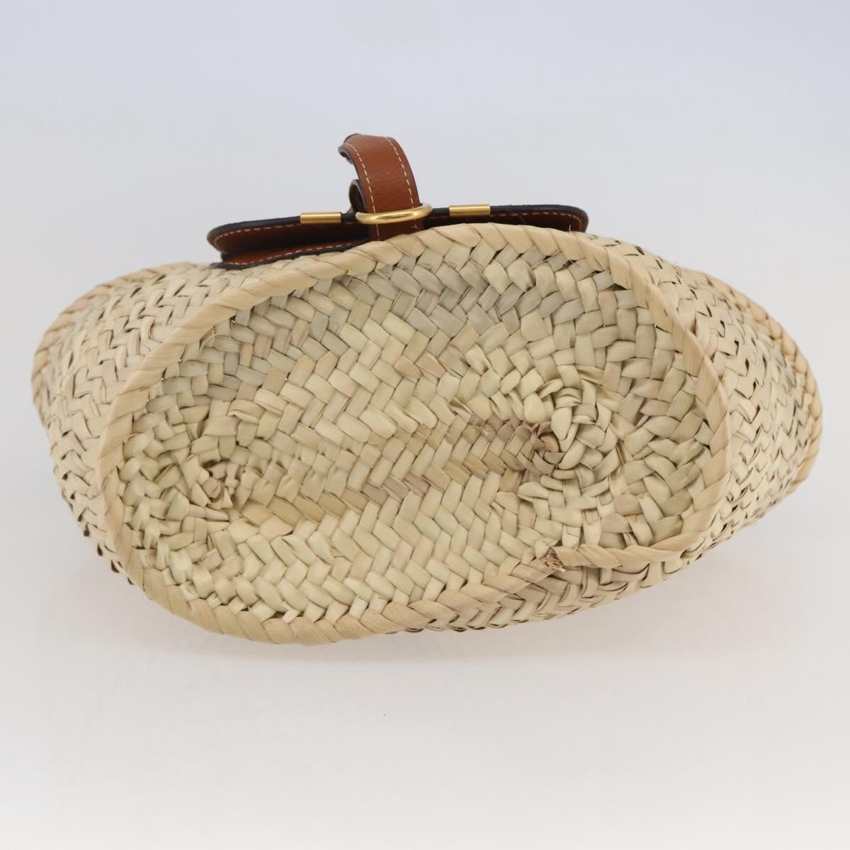Chloe Marcie Tote RAFFIA, BEIGE, WOOD, Tote bag