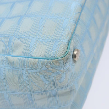 Chanel Travel Line Tote Nylon, BLUE, NYLON, Tote bag