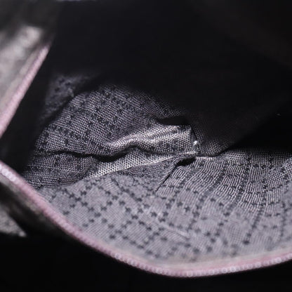 Gucci Vintage Bamboo Handle Bag Nylon, BROWN, NYLON, Handbag