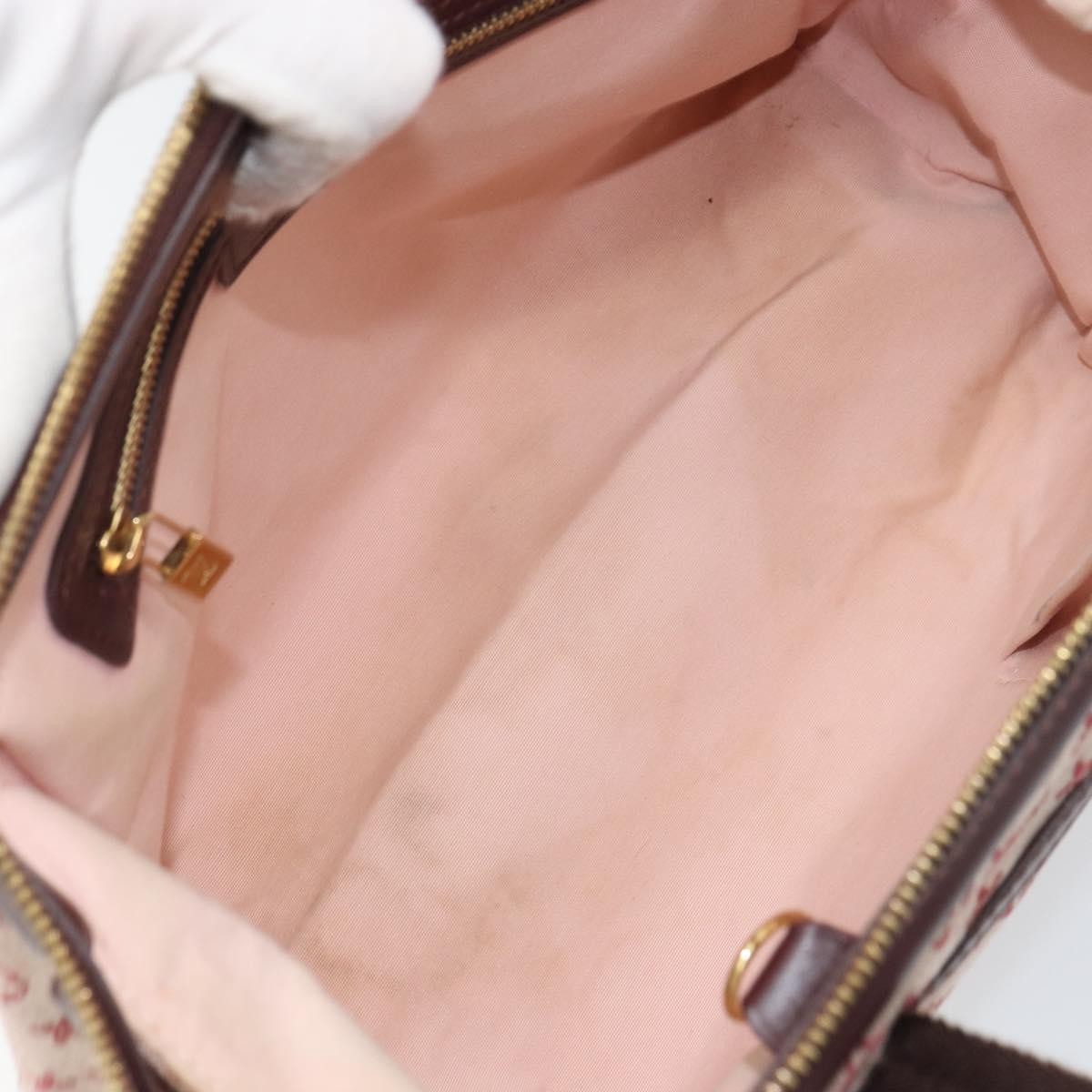 Louis Vuitton Josephine Handbag Mini Lin, RED, CANVAS, Handbag