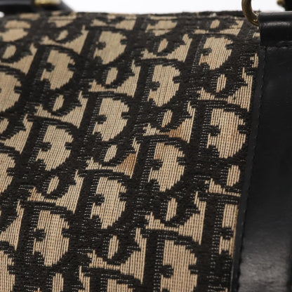 Christian Dior Vintage Trotter Boston Bag Canvas, BLACK, CANVAS, Travel bag