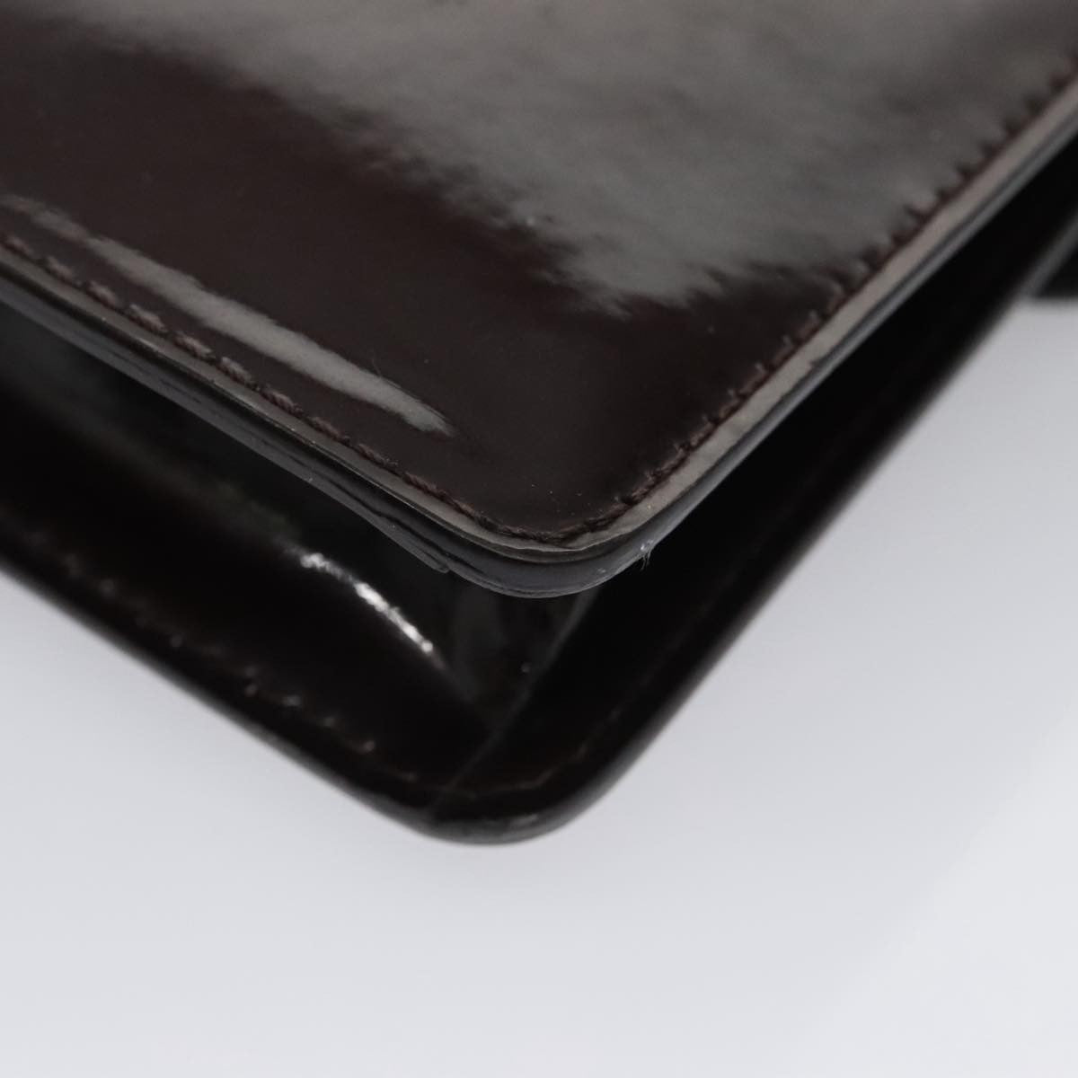 Louis Vuitton Monceau Handbag Vernis, BURGUNDY, PATENT_LEATHER, Handbag